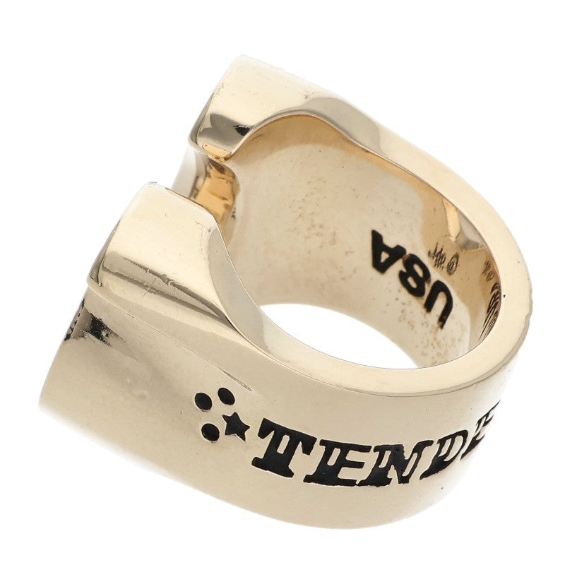 TENDERLOIN 8K Diamond Horseshoe Ring Size ONE SIZE