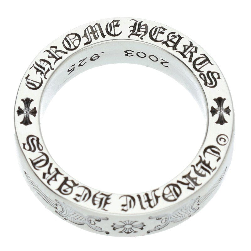 Chrome Hearts 6mm Spacer Dagger Silver Ring Size US 6