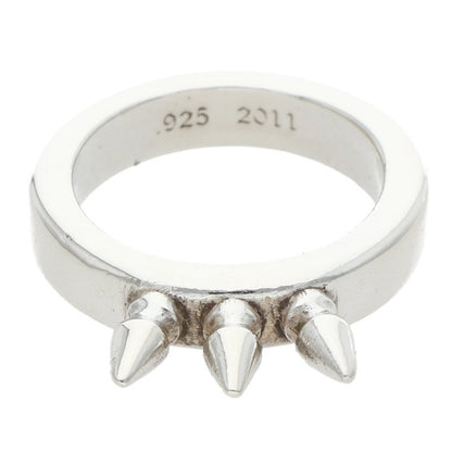 Chrome Hearts Baby Ball 3 Spike Silver Ring Size 1.5