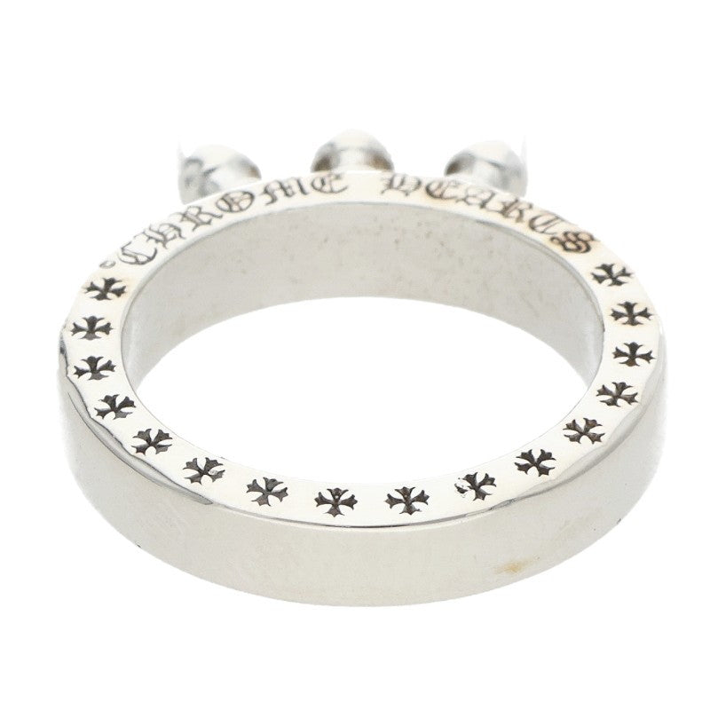 Chrome Hearts Baby Ball 3 Spike Silver Ring Size 1.5