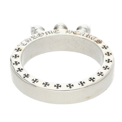 Chrome Hearts Baby Ball 3 Spike Silver Ring Size 1.5