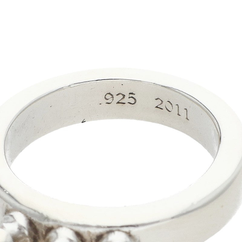 Chrome Hearts Baby Ball 3 Spike Silver Ring Size 1.5