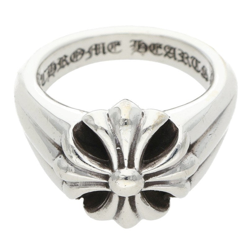 Chrome Hearts CUTOUT CH PLS SML Silver Ring Size US 7.5