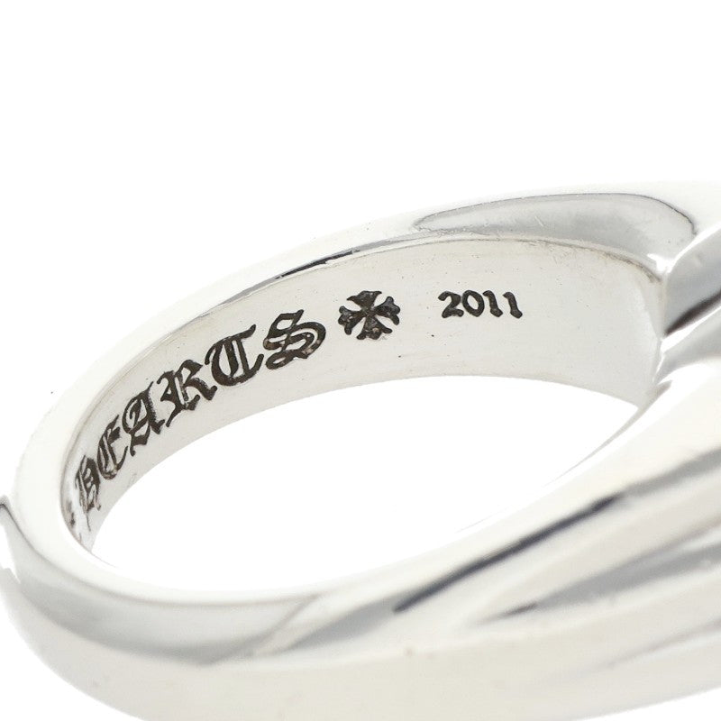Chrome Hearts CUTOUT CH PLS SML Silver Ring Size US 7.5