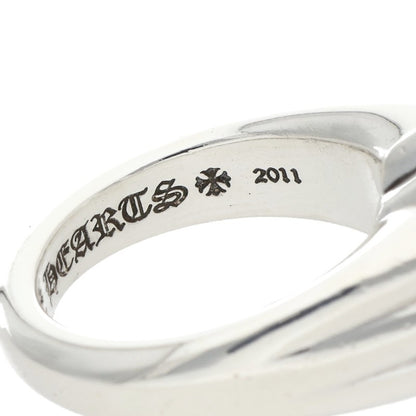 Chrome Hearts CUTOUT CH PLS SML Silver Ring Size US 7.5