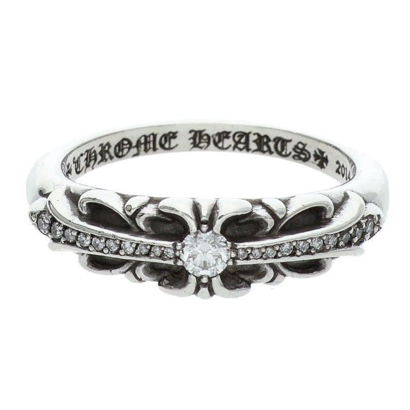 Chrome Hearts BABY CLSC P D Floral Diamond Ring Size 18.5