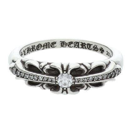 Chrome Hearts BABY CLSC P D Floral Diamond Ring Size 18.5