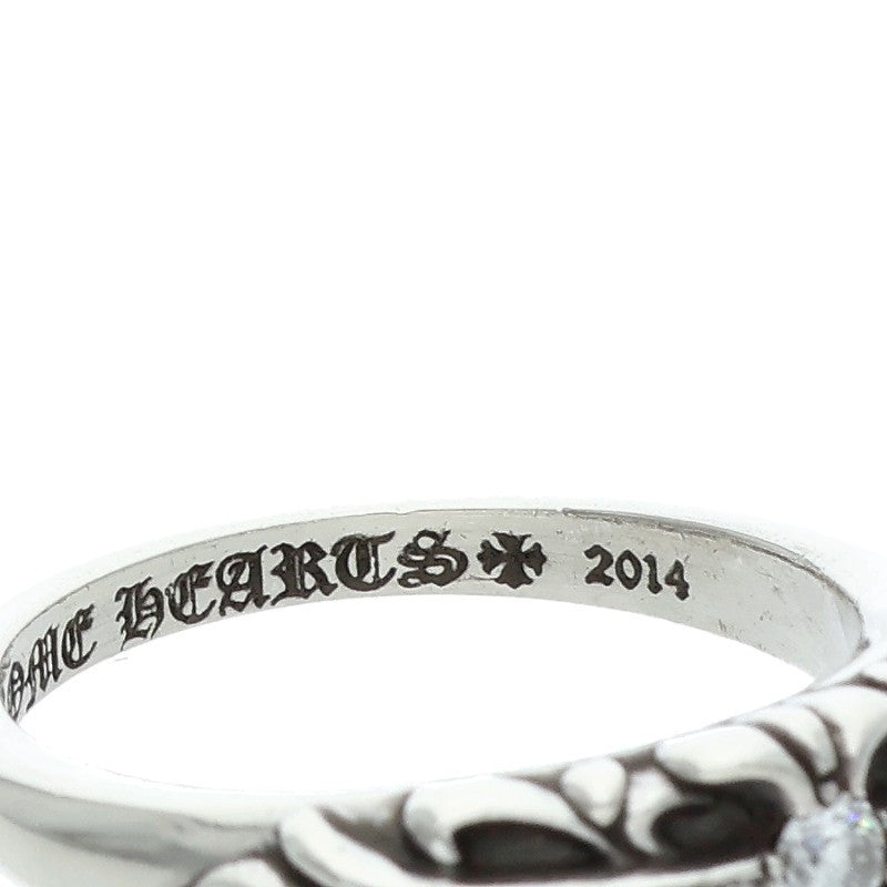 Chrome Hearts BABY CLSC P D Floral Diamond Ring Size 18.5