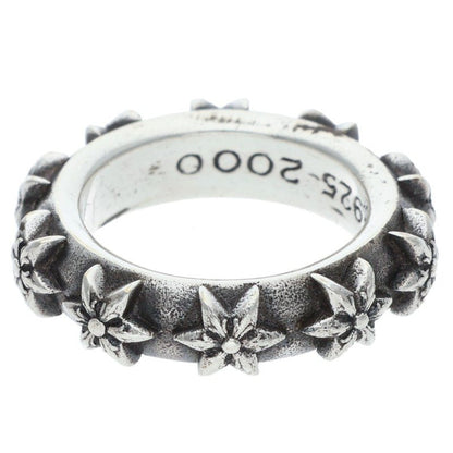 Chrome Hearts STAR BAND Silver Ring Size ONE SIZE