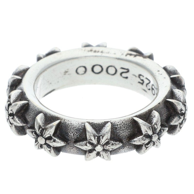 Chrome Hearts STAR BAND Silver Ring Size ONE SIZE