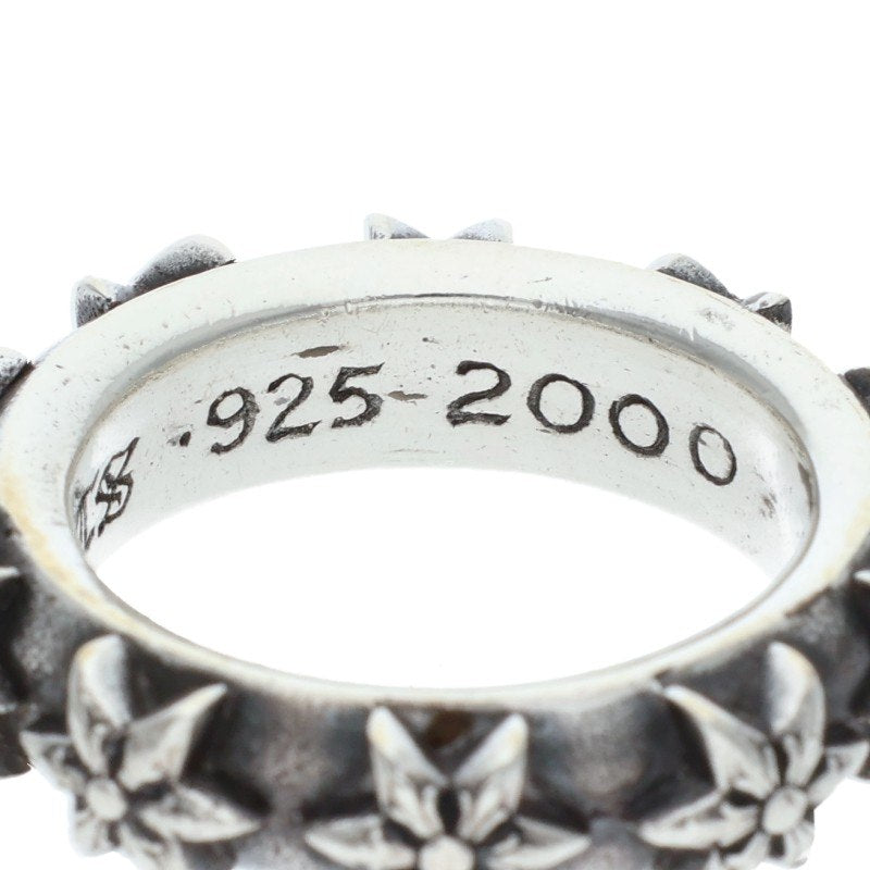 Chrome Hearts STAR BAND Silver Ring Size ONE SIZE