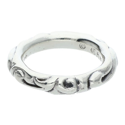 Chrome Hearts SCRL BAND Silver Ring Size ONE SIZE