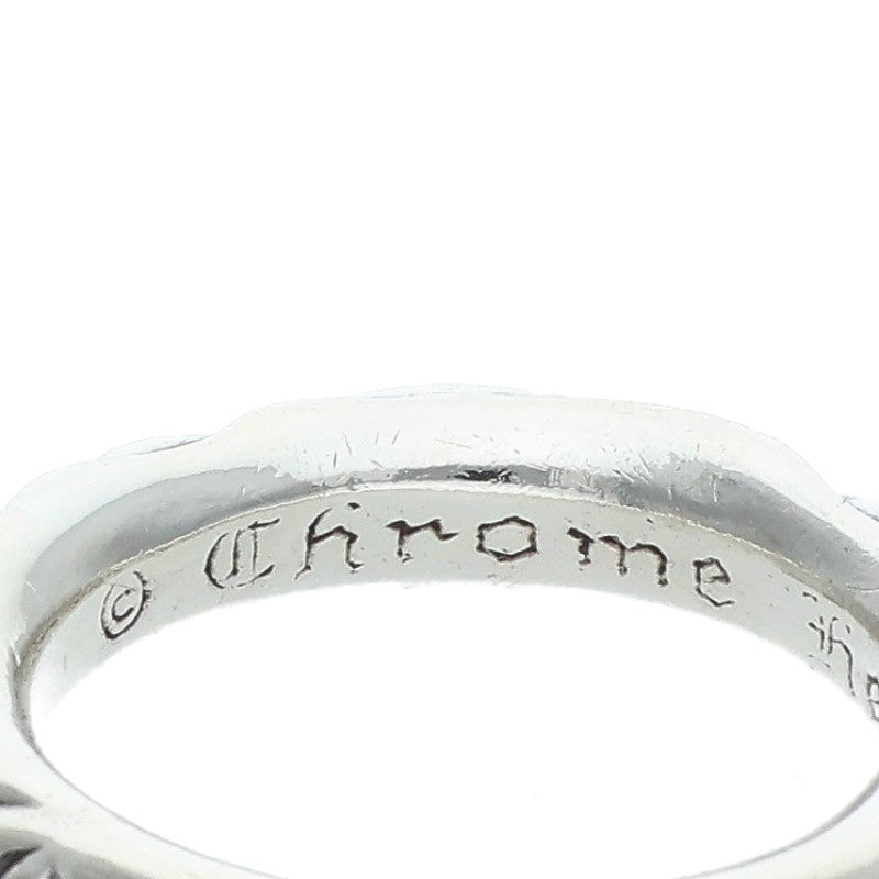 Chrome Hearts SCRL BAND Silver Ring Size ONE SIZE