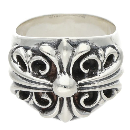 Chrome Hearts Keeper Sterling Silver Ring Size 21.5