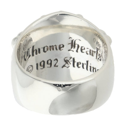 Chrome Hearts Keeper Sterling Silver Ring Size 21.5