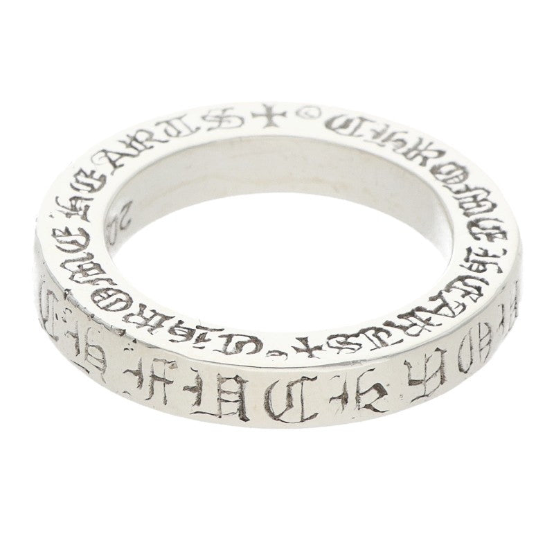 Chrome Hearts 3mm Spacer FUCKYOU Silver Ring Size 4.5