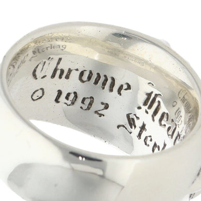 Chrome Hearts FLRL CRS Sterling Silver Ring Size US 8
