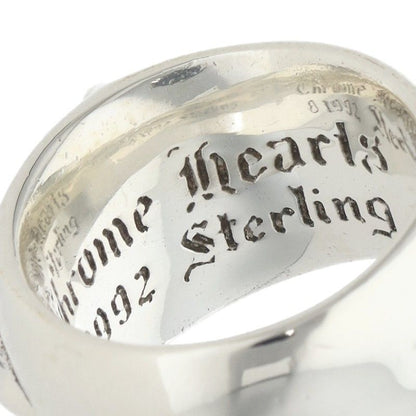 Chrome Hearts FLRL CRS Sterling Silver Ring Size US 8