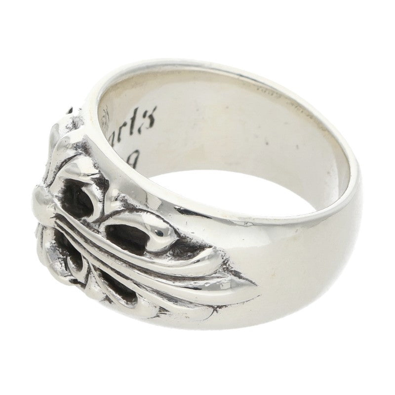 Chrome Hearts FLRL CRS Sterling Silver Ring Size US 8