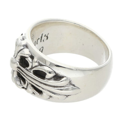 Chrome Hearts FLRL CRS Sterling Silver Ring Size US 8