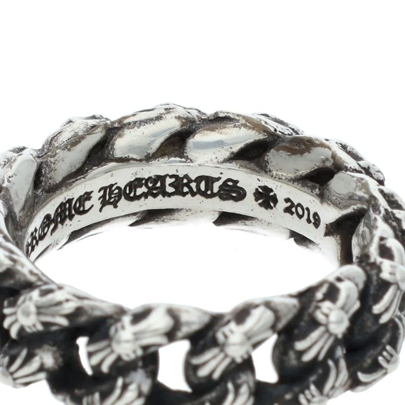Chrome Hearts XTRA FANCY SML 925 Silver Ring Size 8.5