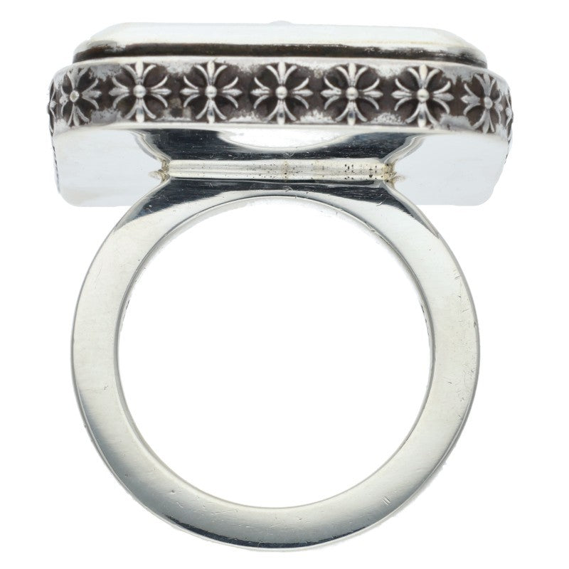 Chrome Hearts SQ COCK TAIL Silver Ring Size ONE SIZE