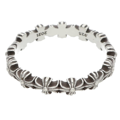 Chrome Hearts TINY E CH PLS BAND Silver Ring Size ONE SIZE