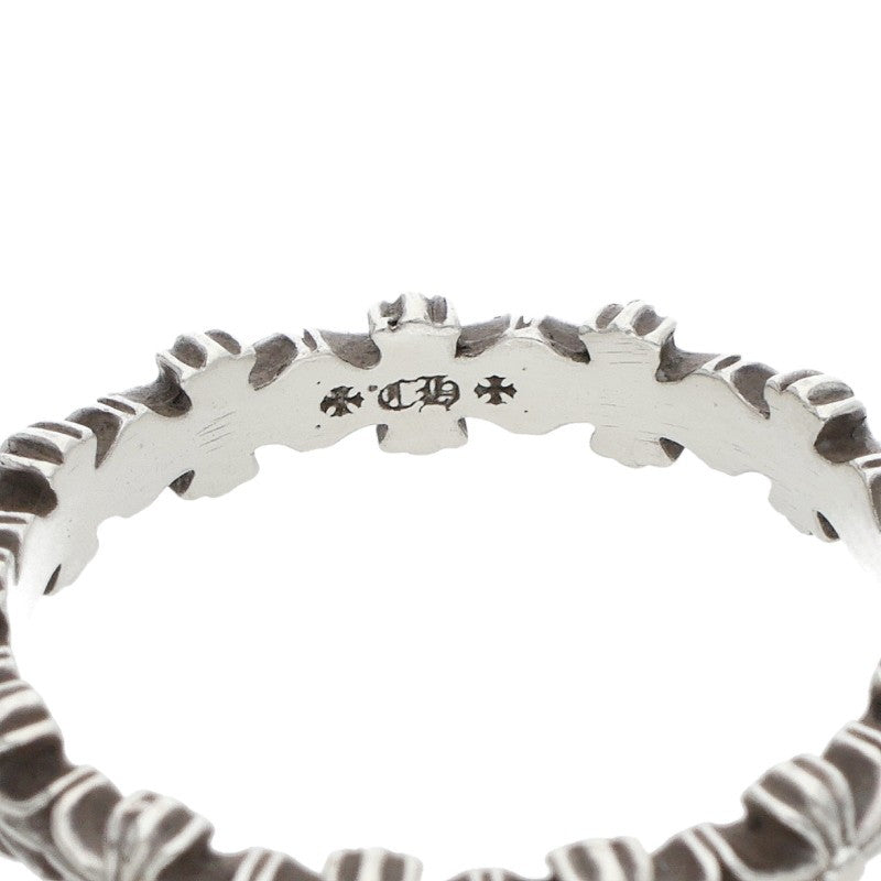Chrome Hearts TINY E CH PLS BAND Silver Ring Size ONE SIZE