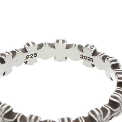 Chrome Hearts TINY E CH PLS BAND Silver Ring Size ONE SIZE