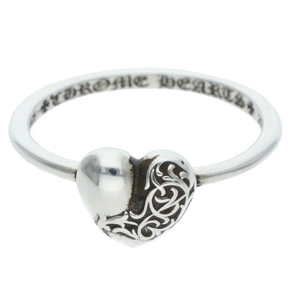 Chrome Hearts BUBBLGM HEART 925 Silver Ring Size ONE SIZE