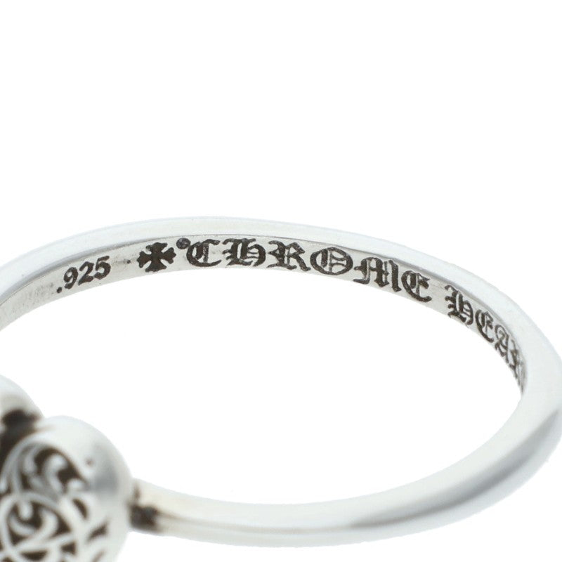 Chrome Hearts BUBBLGM HEART 925 Silver Ring Size ONE SIZE