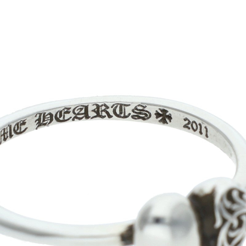 Chrome Hearts BUBBLGM HEART 925 Silver Ring Size ONE SIZE
