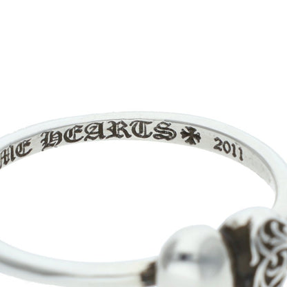 Chrome Hearts BUBBLGM HEART 925 Silver Ring Size ONE SIZE