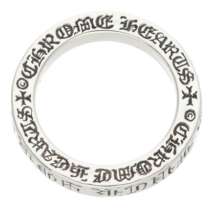 Chrome Hearts 3mm Spacer FUCKYOU 925 Silver Ring Size 8.5