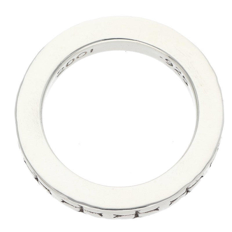 Chrome Hearts 3mm Spacer FUCKYOU 925 Silver Ring Size 8.5