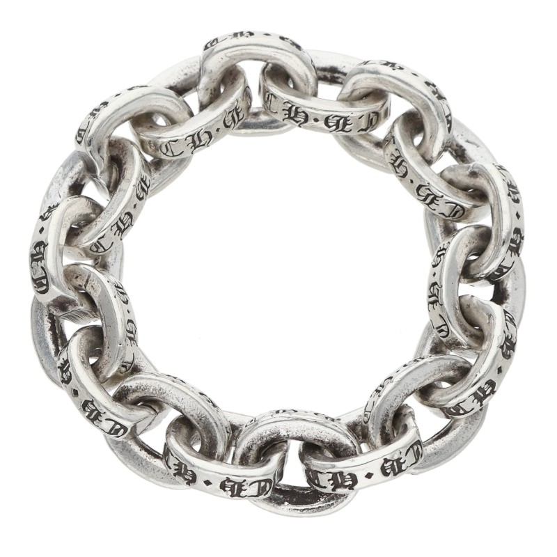 Chrome Hearts PAPER CHAIN Silver Ring Size 11.5
