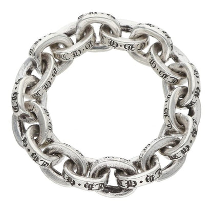 Chrome Hearts PAPER CHAIN Silver Ring Size 11.5