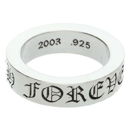 Chrome Hearts 6mm Spacer FOREVER Silver Ring Size ONE SIZE
