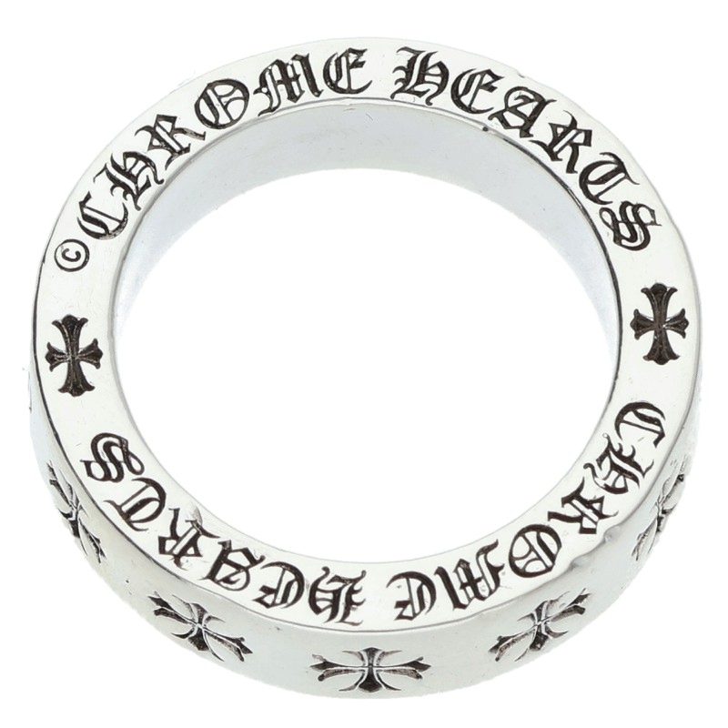 Chrome Hearts 6mm Spacer FOREVER Silver Ring Size ONE SIZE