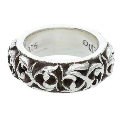 Chrome Hearts ETRNITY VINE BAND Silver Ring Size US 5