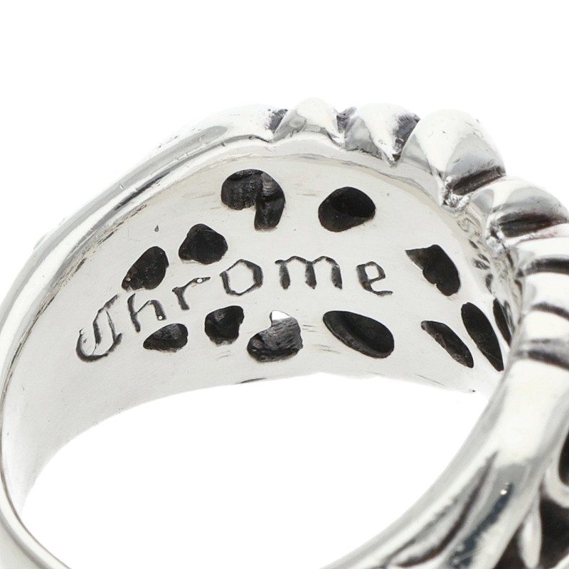 Chrome Hearts K&T Silver Ring Size ONE SIZE