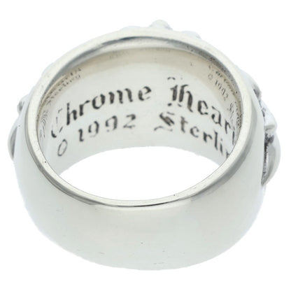 Chrome Hearts FLRL CRS Sterling Silver Ring Size US 6