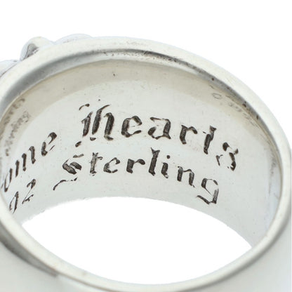 Chrome Hearts FLRL CRS Sterling Silver Ring Size US 6
