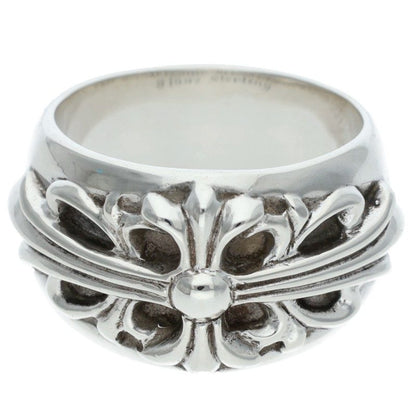 Chrome Hearts FLRL CRS Sterling Silver Ring Size US 8