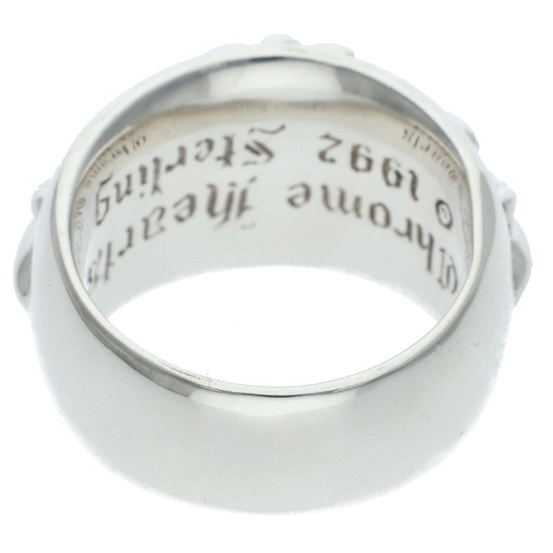 Chrome Hearts FLRL CRS Sterling Silver Ring Size US 8