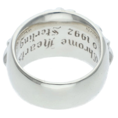Chrome Hearts FLRL CRS Sterling Silver Ring Size US 8
