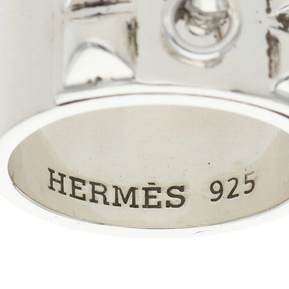 HERMES Collier de Chien GM 925 Silver Ring Size US 7.5