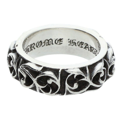 Chrome Hearts Eternity Vine Band Silver Ring Size US 8