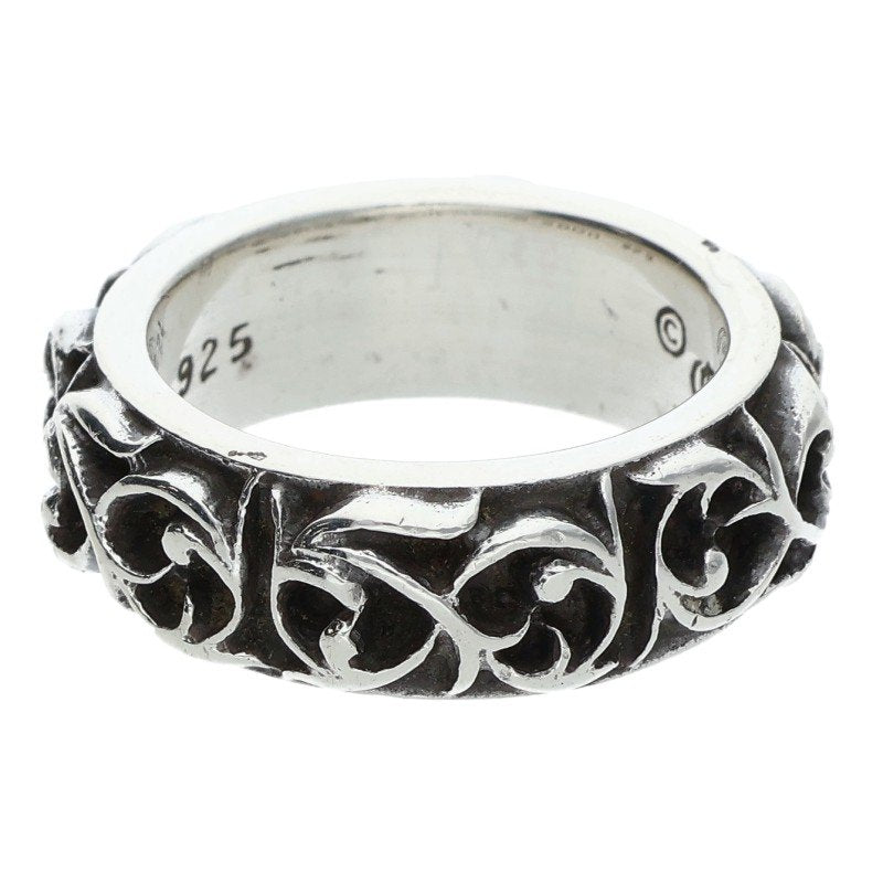 Chrome Hearts Eternity Vine Band Silver Ring Size US 8