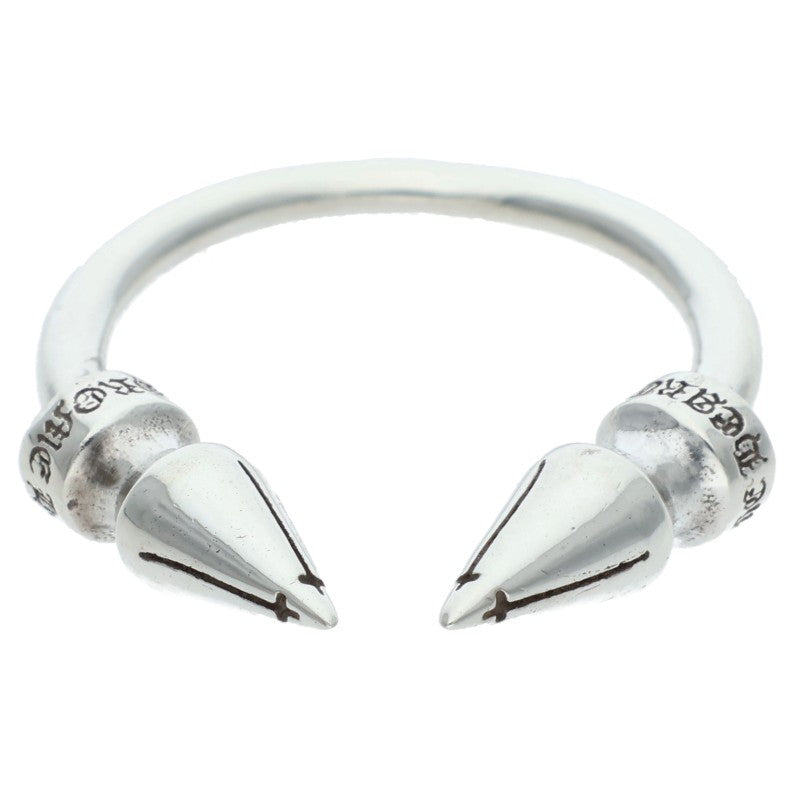 Chrome Hearts Double Spike Ring Silver Ring Size ONE SIZE